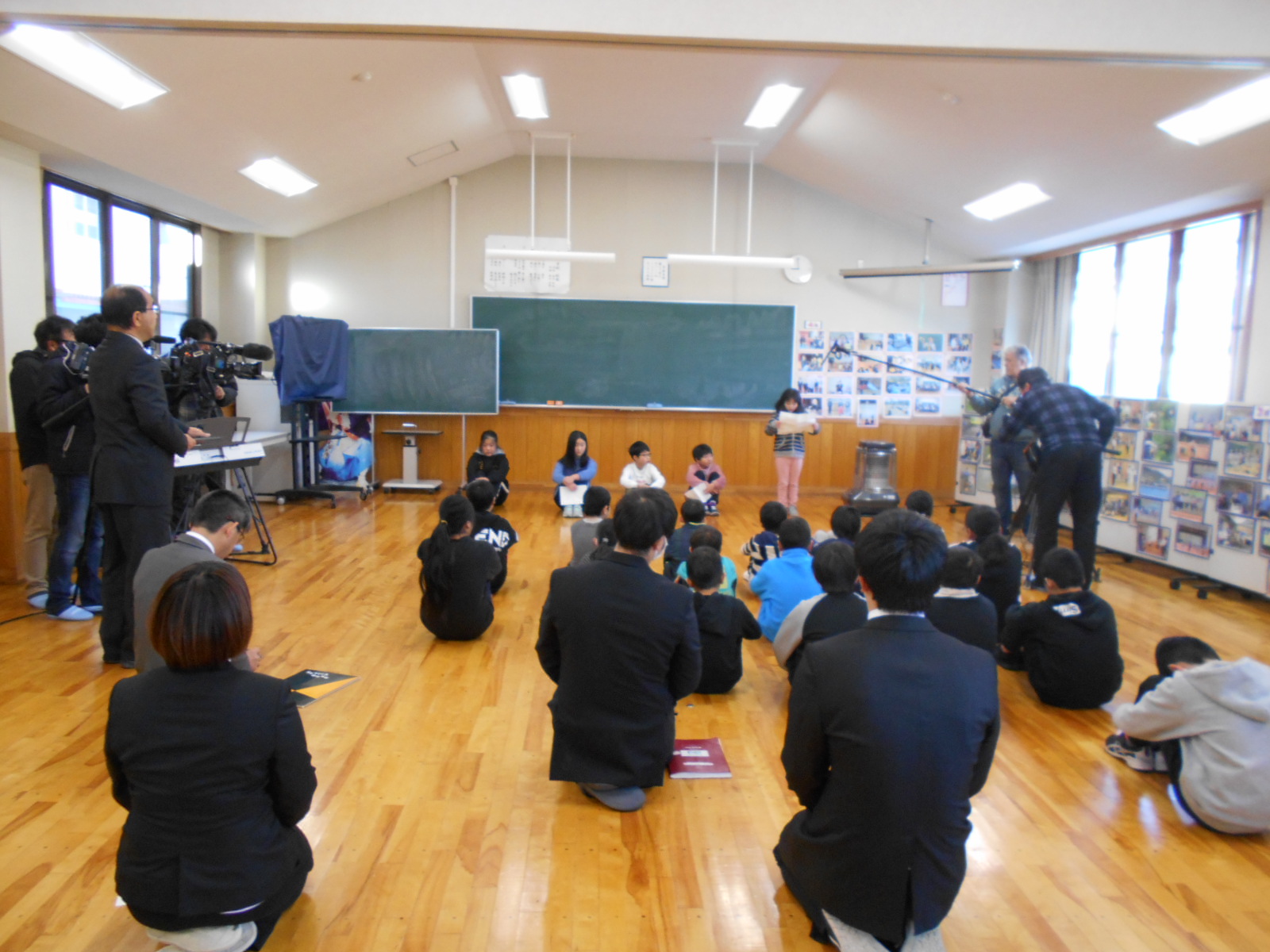 2020年1月6日 長野県阿南町立新野小学校